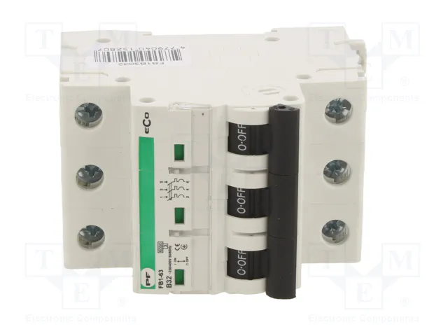 Promfactor Baltic Interruptor magnetotérmico ECO 32A 3 polos Promfactor Baltic Interruptor magnetotérmico ECO 32A 3 polos