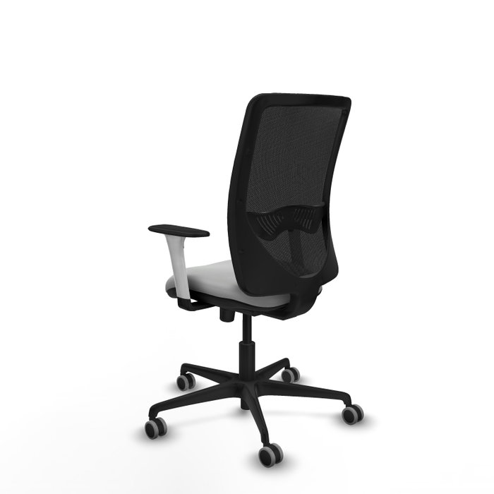 PIQUERAS Y CRESPO Silla de oficina Zulema con mecanismo Sincro, Gris claro y Negro PIQUERAS Y CRESPO Silla de oficina Zulema con mecanismo Sincro, Gris claro y Negro