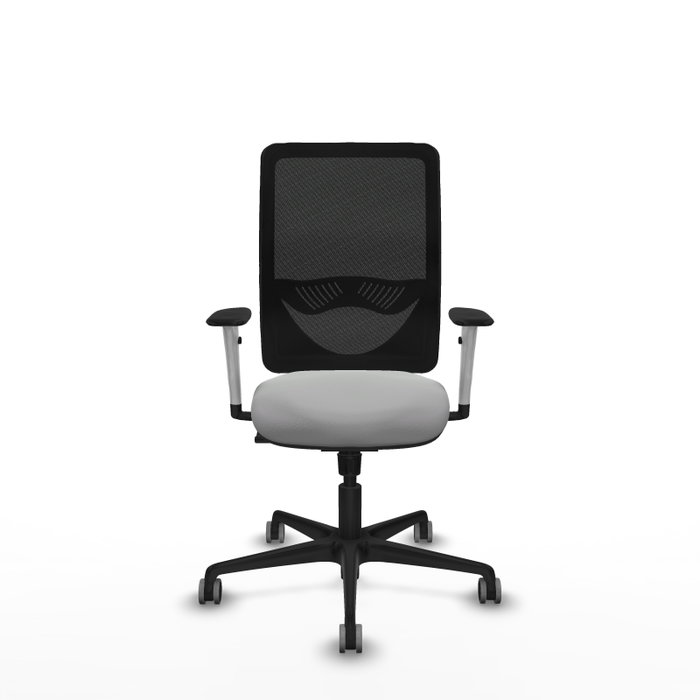 PIQUERAS Y CRESPO Silla de oficina Zulema con mecanismo Sincro, Gris claro y Negro PIQUERAS Y CRESPO Silla de oficina Zulema con mecanismo Sincro, Gris claro y Negro