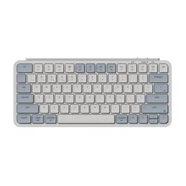 Keychron B1 Pro Teclado inalámbrico ultrafino diseño polaco blanco y azul