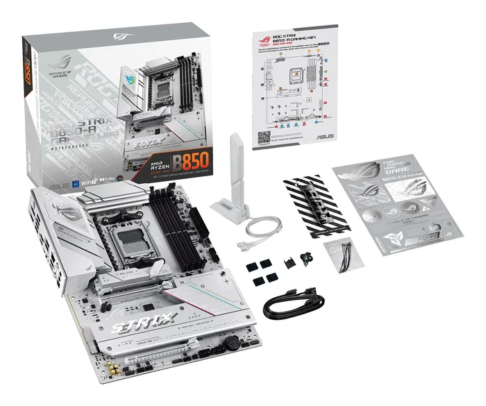 Asus ROG STRIX B850-A GAMING WIFI Blanco, Socket AM5, DDR5