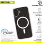 Muvit Funda Recycletek Magsafe Compatible con iPhone de Material Reciclado Transparente Suave