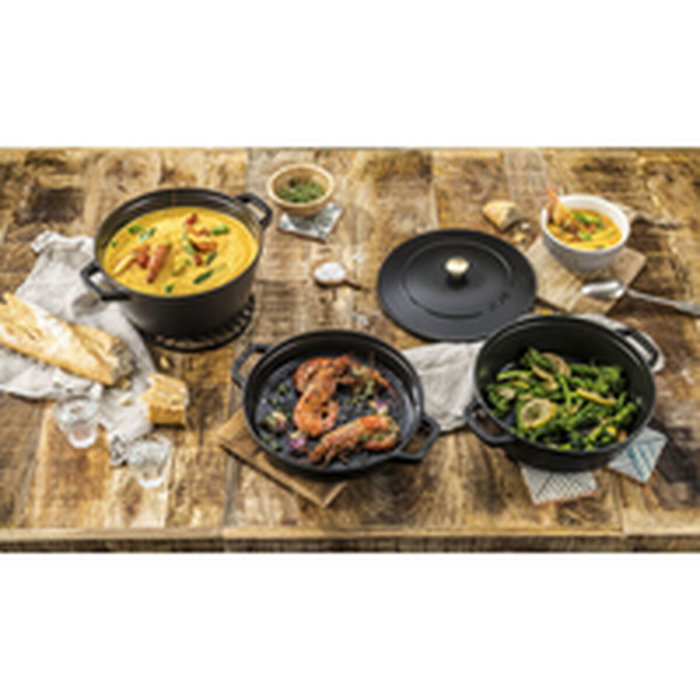 Zwilling Staub Roaster La Cocotte Set de 3 piezas negro