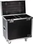 Algam Lighting Flight Case con Ruedas para 2x MB200, Madera con Interior de Espuma, Transporte Seguro