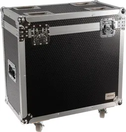 Algam Lighting Flight Case con Ruedas para 2x MB200, Madera con Interior de Espuma, Transporte Seguro
