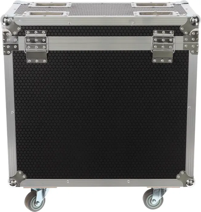 Algam Lighting Flight Case con Ruedas para 2x MB200, Madera con Interior de Espuma, Transporte Seguro