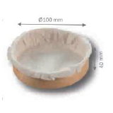 Aro de acero inoxidable para horno, 100x40 mm