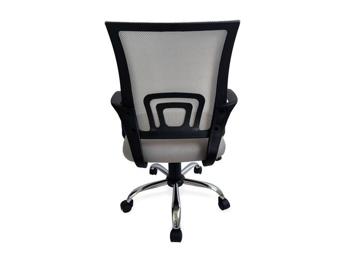 Equip Silla Oficina 651015 Gris Ergonómica Respaldo de Malla Asiento Acolchado Reposabrazos