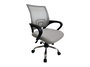 Equip Silla Oficina 651015 Gris Ergonómica Respaldo de Malla Asiento Acolchado Reposabrazos