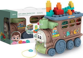 GIROS Tren de Arrastre ABC Multiactividad 2 en 1 de 19 Piezas