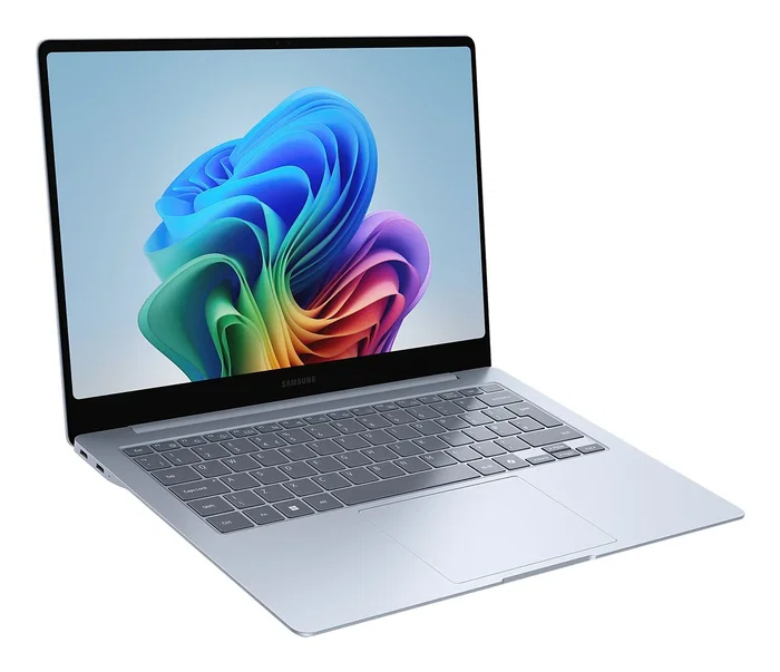 Samsung Galaxy Book4 Edge NP944XMA-MC1ES Portátil 14" AMOLED táctil WQXGA+ 120Hz Snapdragon X Elite 12 núcleos 16GB RAM 512GB eUFS Windows 11 Pro Wi-Fi 7 Azul Sapphire Blue