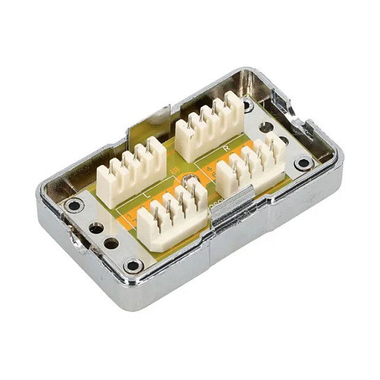 Extralink Caja de conexión CAT6 STP Plata EX.9601