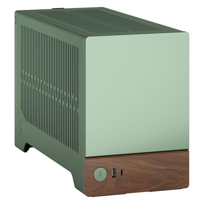 Fractal Design Terra Jade Caja PC Small Form Factor Mini-ITX Aluminio Verde