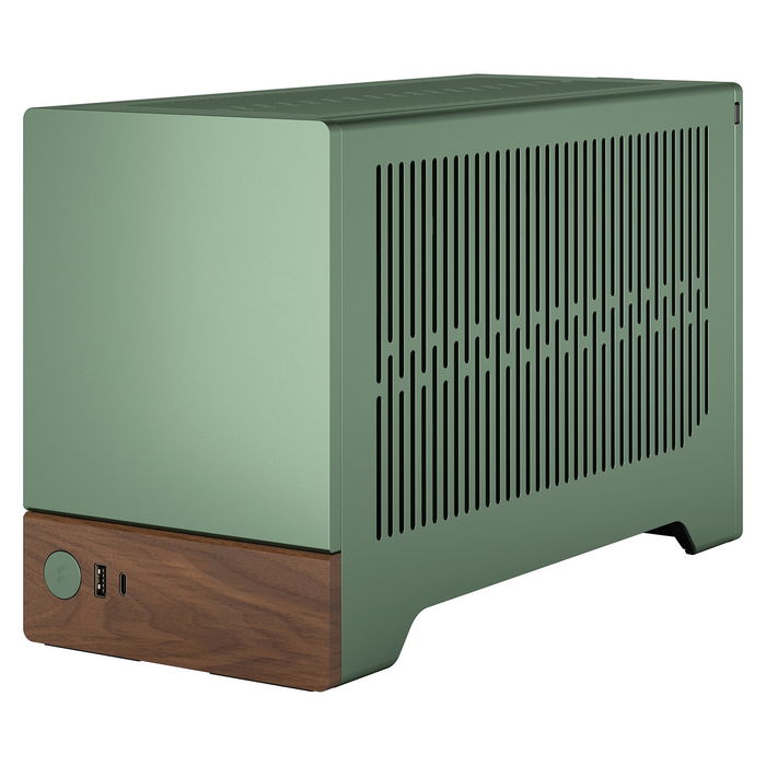 Fractal Design Terra Jade Caja PC Small Form Factor Mini-ITX Aluminio Verde