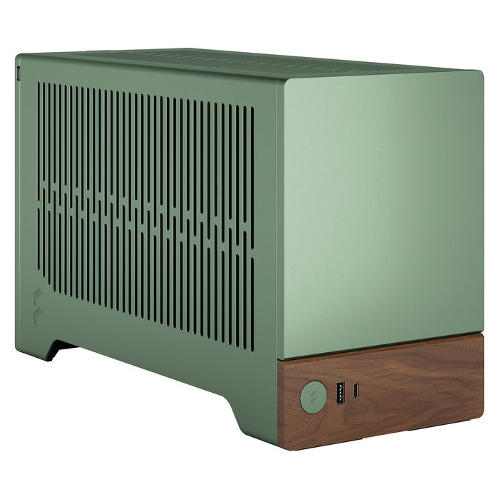 Fractal Design Terra Jade Caja PC Small Form Factor Mini-ITX Aluminio Verde
