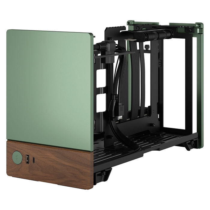 Fractal Design Terra Jade Caja PC Small Form Factor Mini-ITX Aluminio Verde
