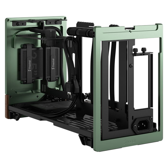 Fractal Design Terra Jade Caja PC Small Form Factor Mini-ITX Aluminio Verde