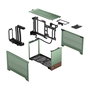 Fractal Design FD-C-TER1N-03 Caja PC Small Form Factor (SFF) Verde, Dimensiones 153 x 343 x 218 mm
