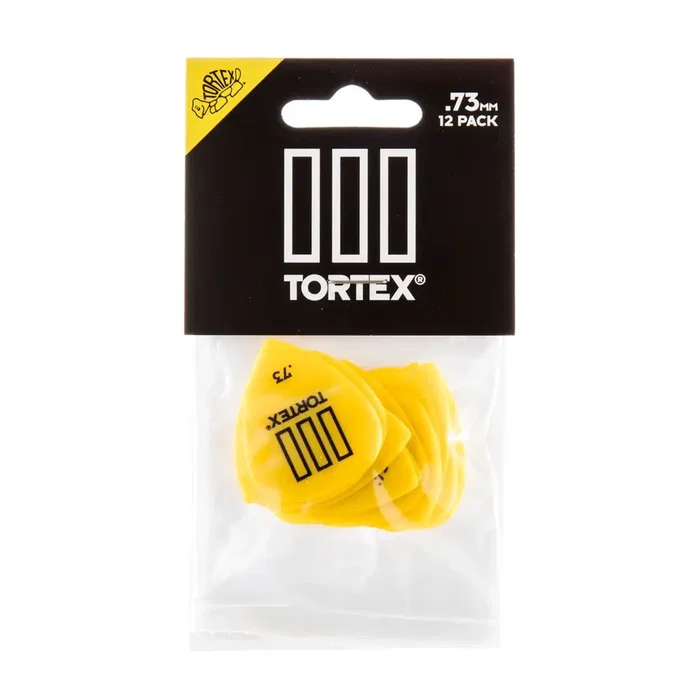 Dunlop Púas Tortex Tiii 0,73 mm (Pack de 12)