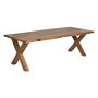 Mesa Comedor Natural Madera de Acacia 240 X 100 X 76 cm