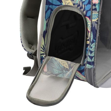 Nayeco Mochila Space con Flores Azul