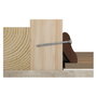 Fischer Power-Fast II 6,0x140 Tornillo para madera de cabeza plana, rosca parcial, 25 unidades