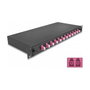 DeLOCK Caja de empalme de fibra óptica 19″ 12 x LC Duplex OM4 1U