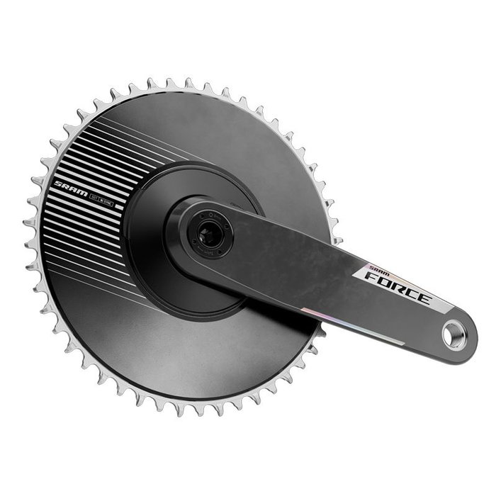 SRAM Force E1 Aero Juego de bielas y plato DUB 50T 175mm Carbono y aluminio 12/13 velocidades SRAM Force E1 Aero Juego de bielas y plato DUB 50T 175mm Carbono y aluminio 12/13 velocidades