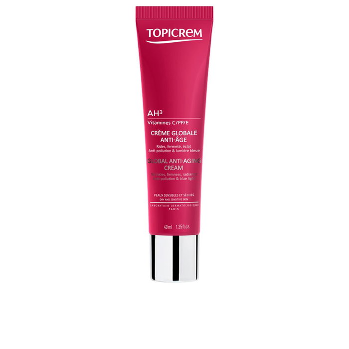 Topicrem AH3 Crema Global Antiedad, Antiarrugas y Luminosidad con Ácido Hialurónico, 40 ml Topicrem AH3 Crema Global Antiedad, Antiarrugas y Luminosidad con Ácido Hialurónico, 40 ml
