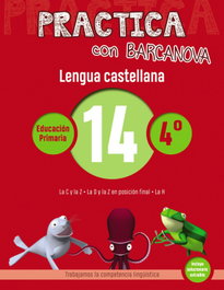 BARCANOVA, CUADERNO LENGUA 14 4ºPRIMARIA PRACTICA - BARCANOVA