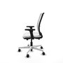PIQUERAS Y CRESPO Silla de oficina Haches Blanca con Mecanismo Sincro/Traslack