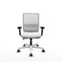 PIQUERAS Y CRESPO Silla de oficina Haches Blanca con Mecanismo Sincro/Traslack