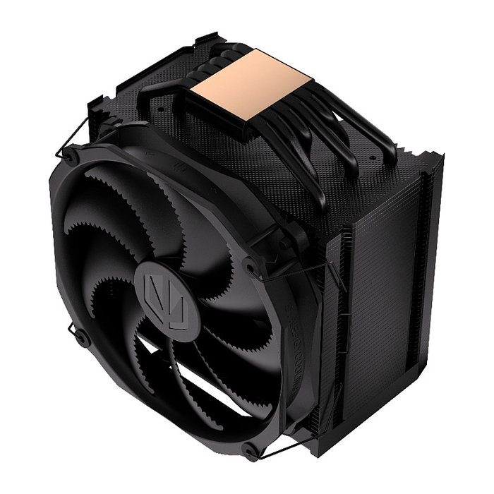 ENDORFY Fortis 5 Black EY3A013 - Disipador CPU de Aire, 140mm, 6 Heatpipes, Socket AM4/AM5, Negro