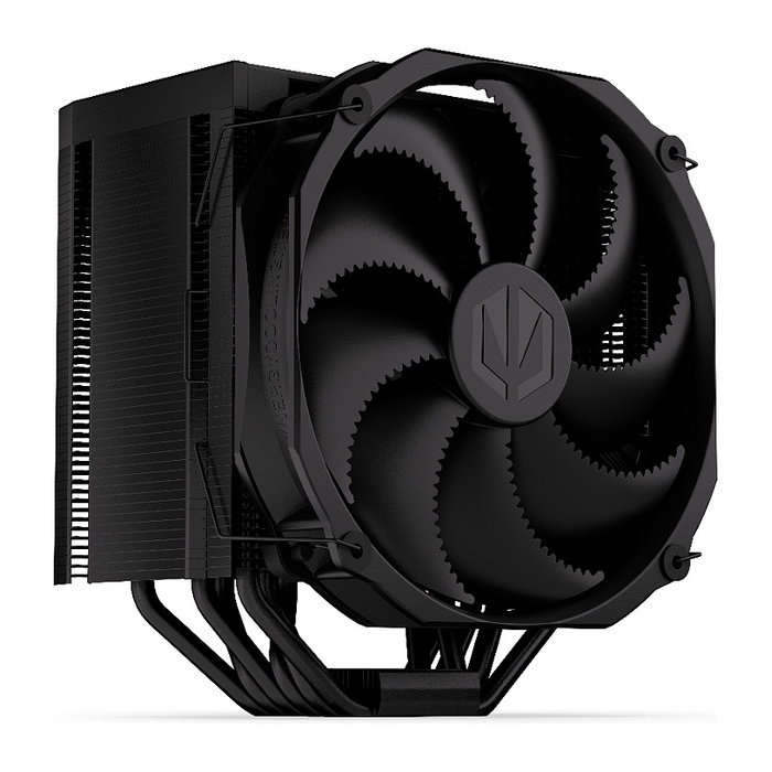 ENDORFY Fortis 5 Black EY3A013 - Disipador CPU de Aire, 140mm, 6 Heatpipes, Socket AM4/AM5, Negro