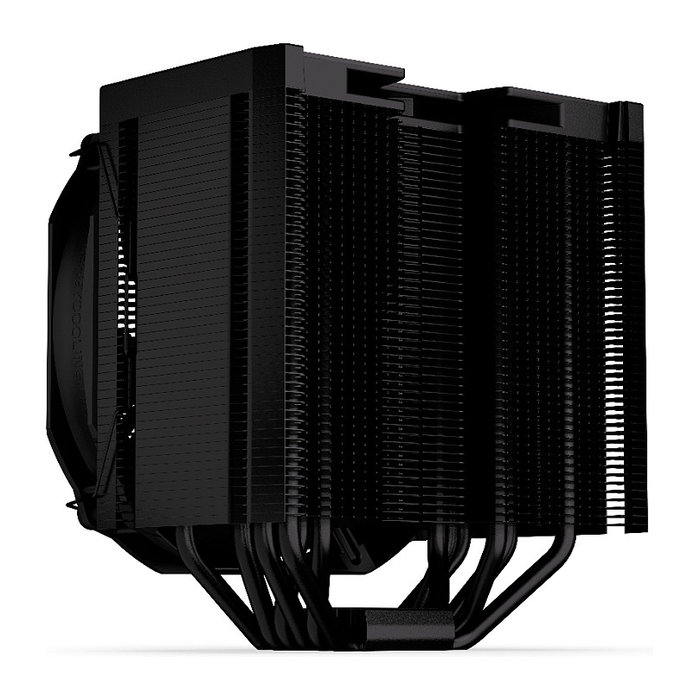 ENDORFY Fortis 5 Black EY3A013 - Disipador CPU de Aire, 140mm, 6 Heatpipes, Socket AM4/AM5, Negro