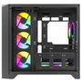 Rampage LYRON Gamingowa obudowa PC Mid Tower 7xFan ARGB PWM negra