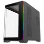 Rampage LYRON Gamingowa obudowa PC Mid Tower 7xFan ARGB PWM negra
