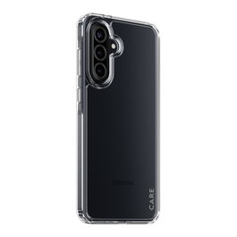 PanzerGlass CARE Flagship Case Clear w. Clear Frame Funda Transparente Samsung Galaxy A36 5G, Resistente a Golpes, 100% Reciclado