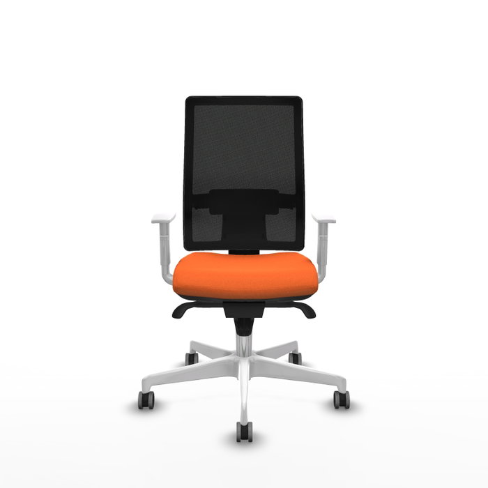 PIQUERAS Y CRESPO Silla de oficina Horna Naranja y Negro