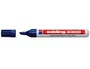 Edding Marcador Permanente 3300 Azul Punta Biselada (Set de 10)
