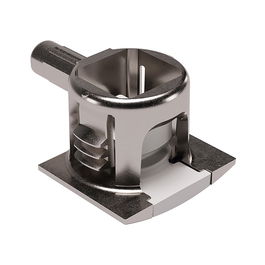 ITALIANA FERRAMENTA Soporte Estante Modelo Unico Sp15 Soporte Unico Liso de Aleación de Zinc para Panel