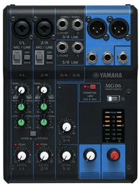 Yamaha MG06 Mezclador de 6 Canales Negro