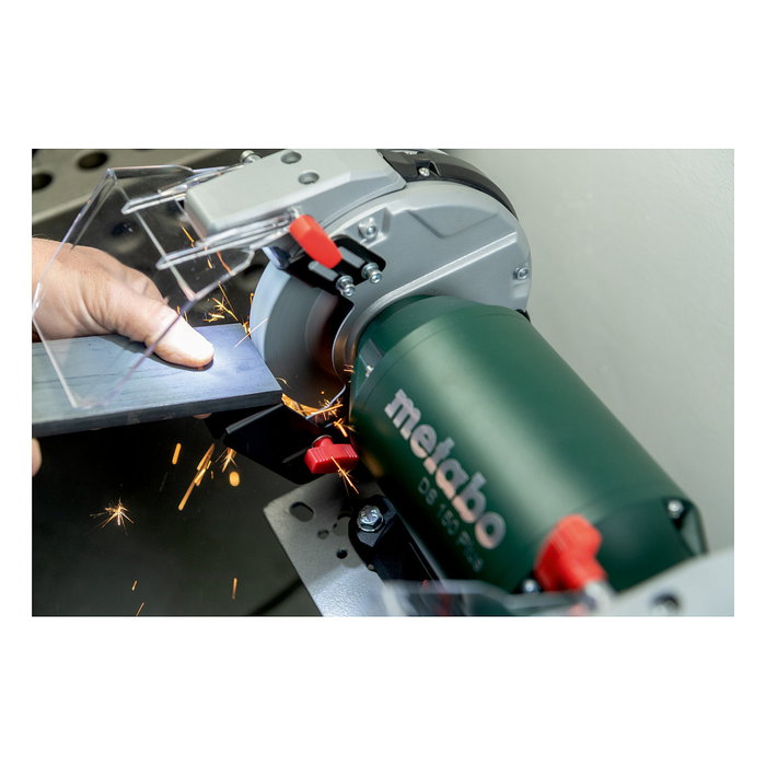 Metabo DS 200 Plus Amoladora de doble eje 2980 RPM 600 W, rueda abrasiva de óxido de aluminio de 200 mm, negro/verde/gris, Alemania