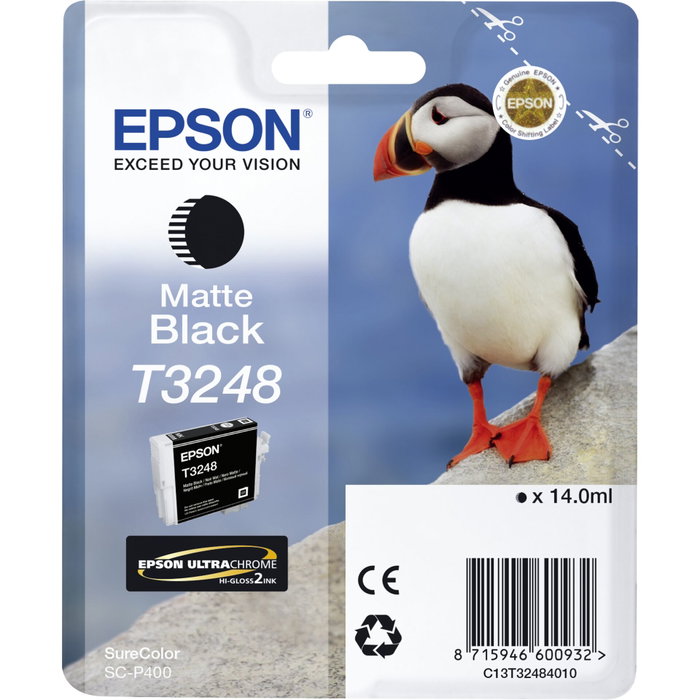 Epson T3248 Cartucho de Tinta Negro Mate Epson T3248 Cartucho de Tinta Negro Mate