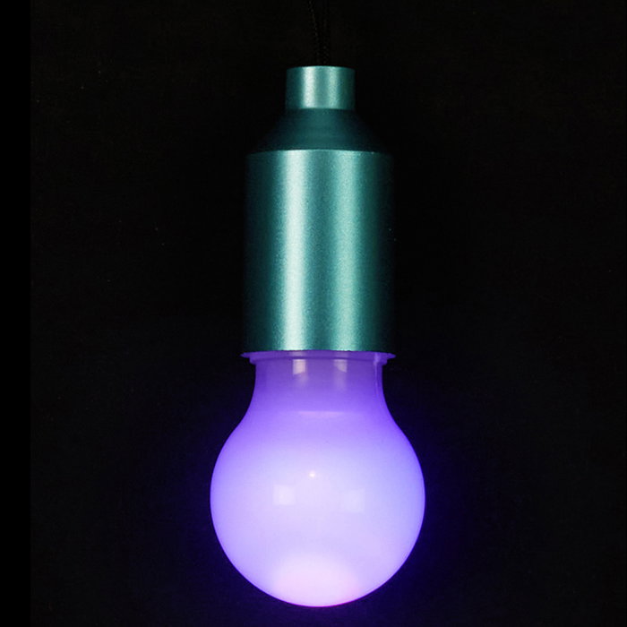 Mister Gadget Lámpara Led Cambia de Color con Cuerda, Diámetro 2 cm, Altura 5.8 cm