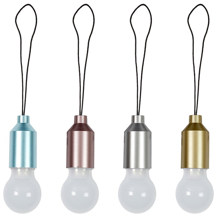 Mister Gadget Lámpara Led Cambia de Color con Cuerda, Diámetro 2 cm, Altura 5.8 cm