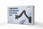 GEMBIRD MA-WA1-02 Soporte para Monitor de Pared Negro 27 pulgadas