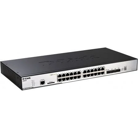 Switch Gestionable D-Link DGS-3120-24TC/SI 24 Puertos/ RJ-45 10/100/1000/ SFP Switch Gestionable D-Link DGS-3120-24TC/SI 24 Puertos/ RJ-45 10/100/1000/ SFP