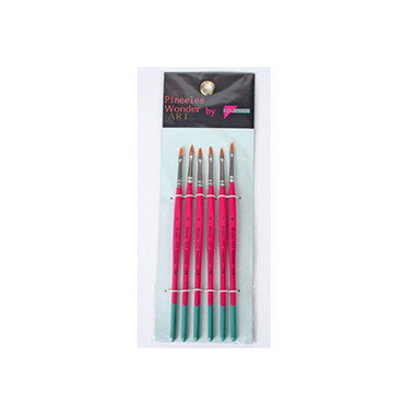Pryse Juego de pinceles para bellas artes 6 piezas Cat's tongue brush Pryse Juego de pinceles para bellas artes 6 piezas Cat's tongue brush