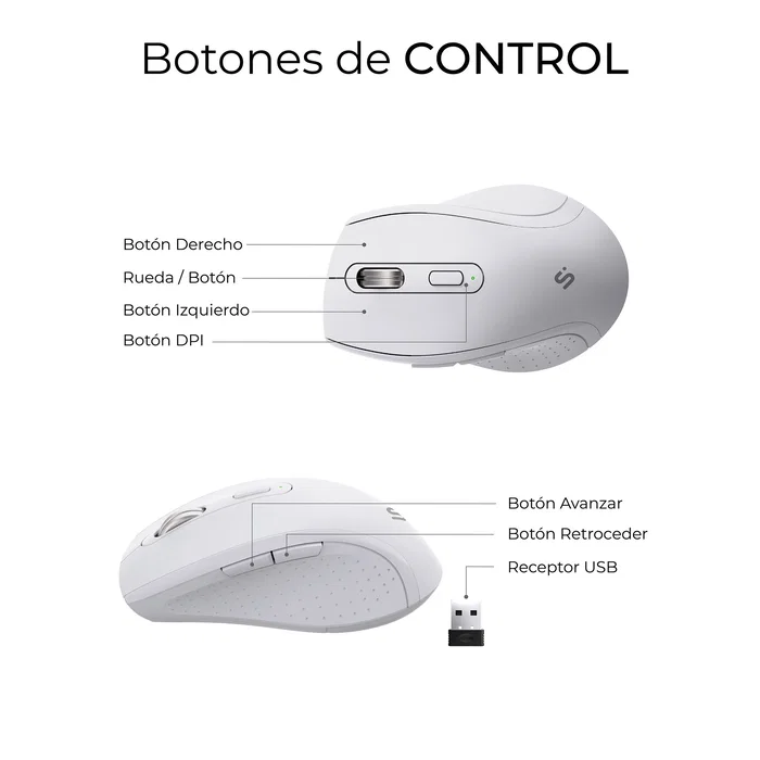 Subblim Combo Dual Office Prowave Blanco